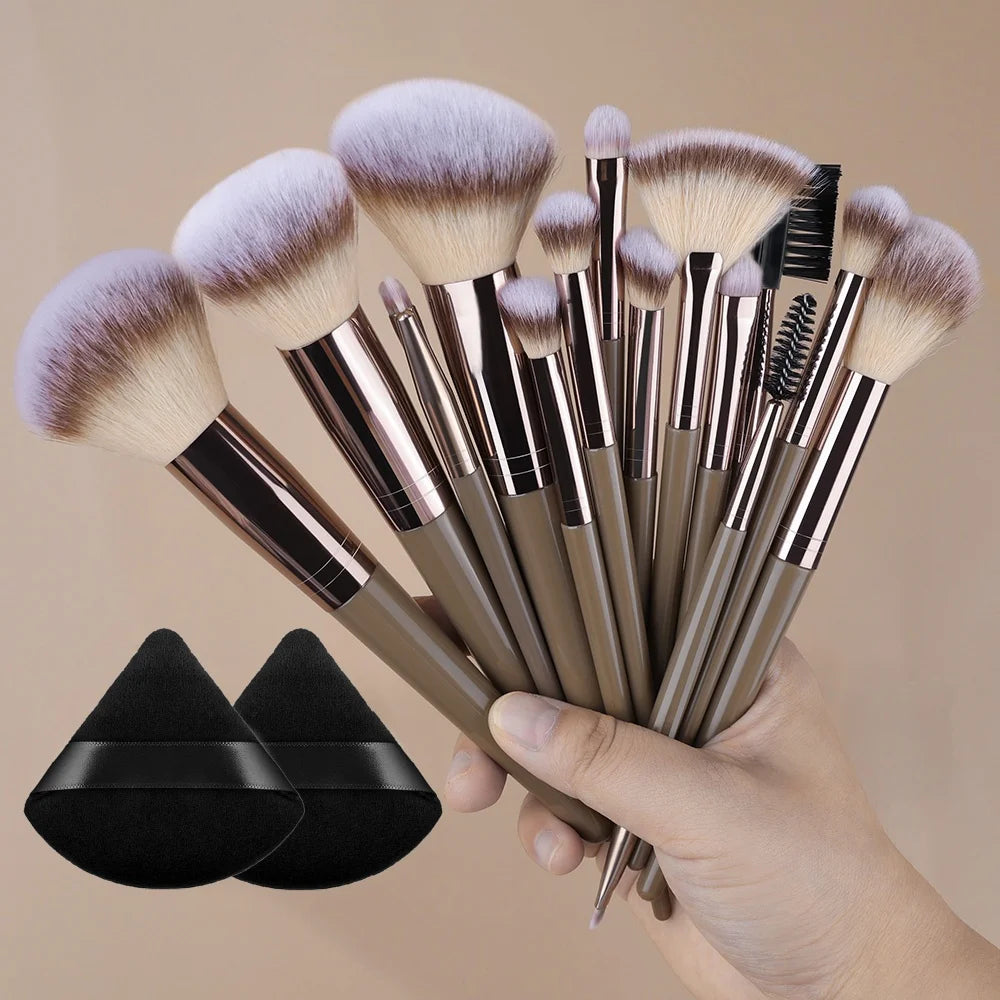 ZSRUNHUI 1–20 Pcs Professional Makeup Brush Set – Soft, Precise & Multi-Use