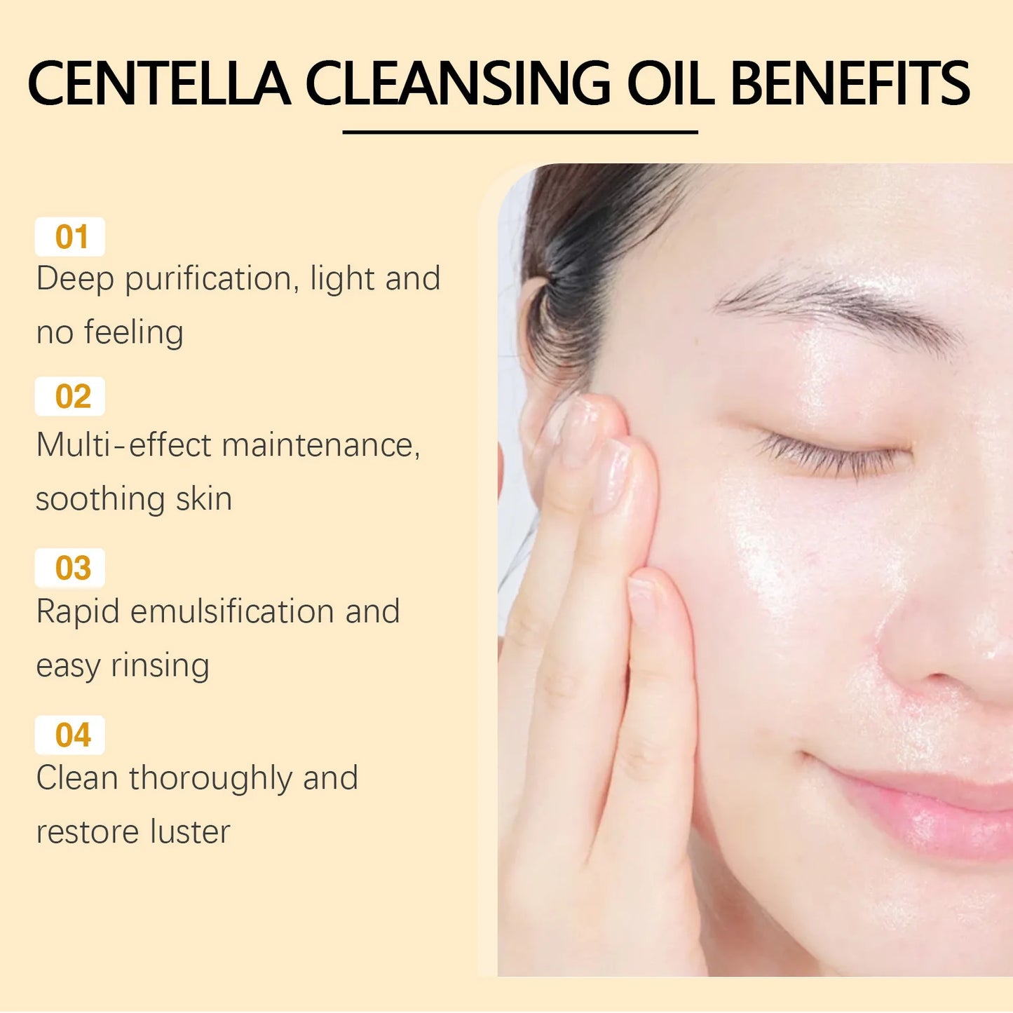 EELHOE Centella Gentle Facial Cleansing Oil – Deep Clean & Makeup Remover for Sensitive Skin – 100ml