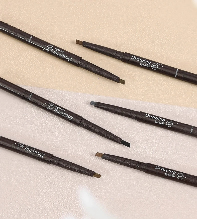 LuxuryGlow 2-in-1 Waterproof Eyebrow Pencil — Long-Lasting with Brow Brush (5 Colors)