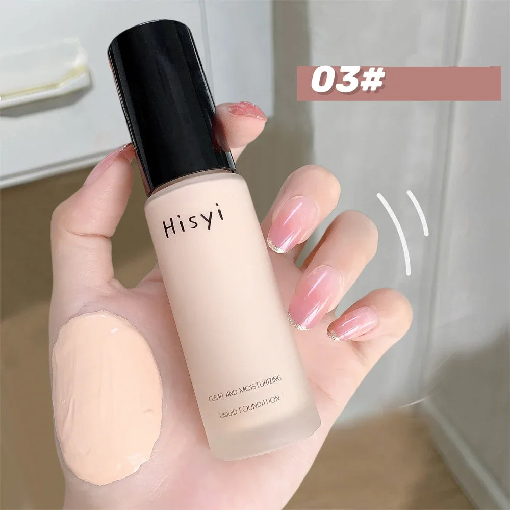 كريم أساس سائل عالي التغطية من LuxuryGlow - قاعدة مقاومة للماء والتحكم في الزيوت