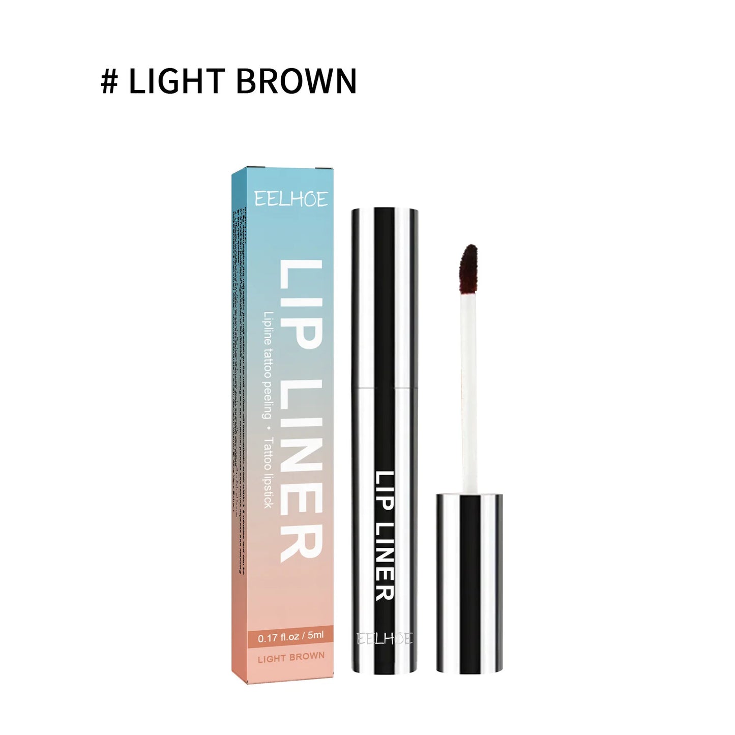 Delineador de labios despegable EELHOE: resistente al agua y duradero, con efecto tatuaje.