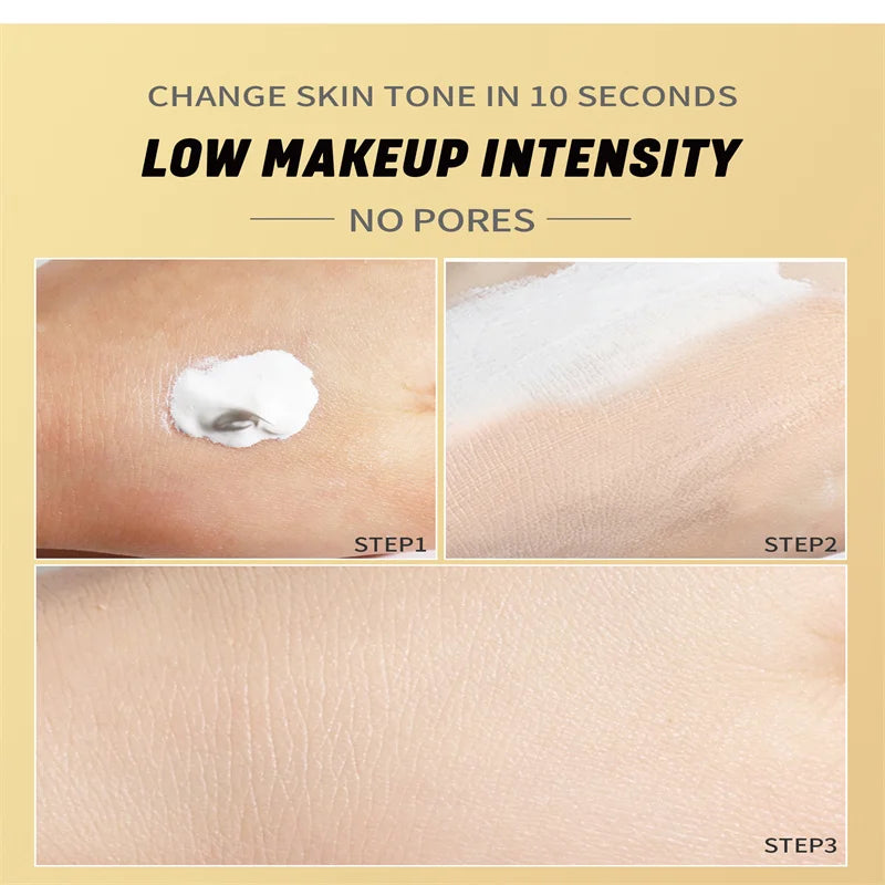 QIC Magic Color Changing Foundation – Long-Lasting, Hydrating, Matte Finish