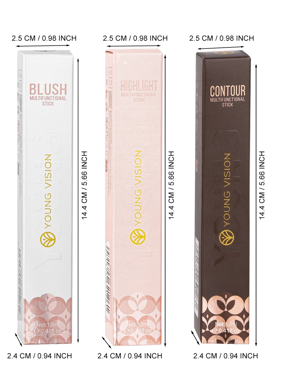 YOUNG VISION Air Cushion Blusher — Long-Lasting, Easy-to-Apply (6 Colors)