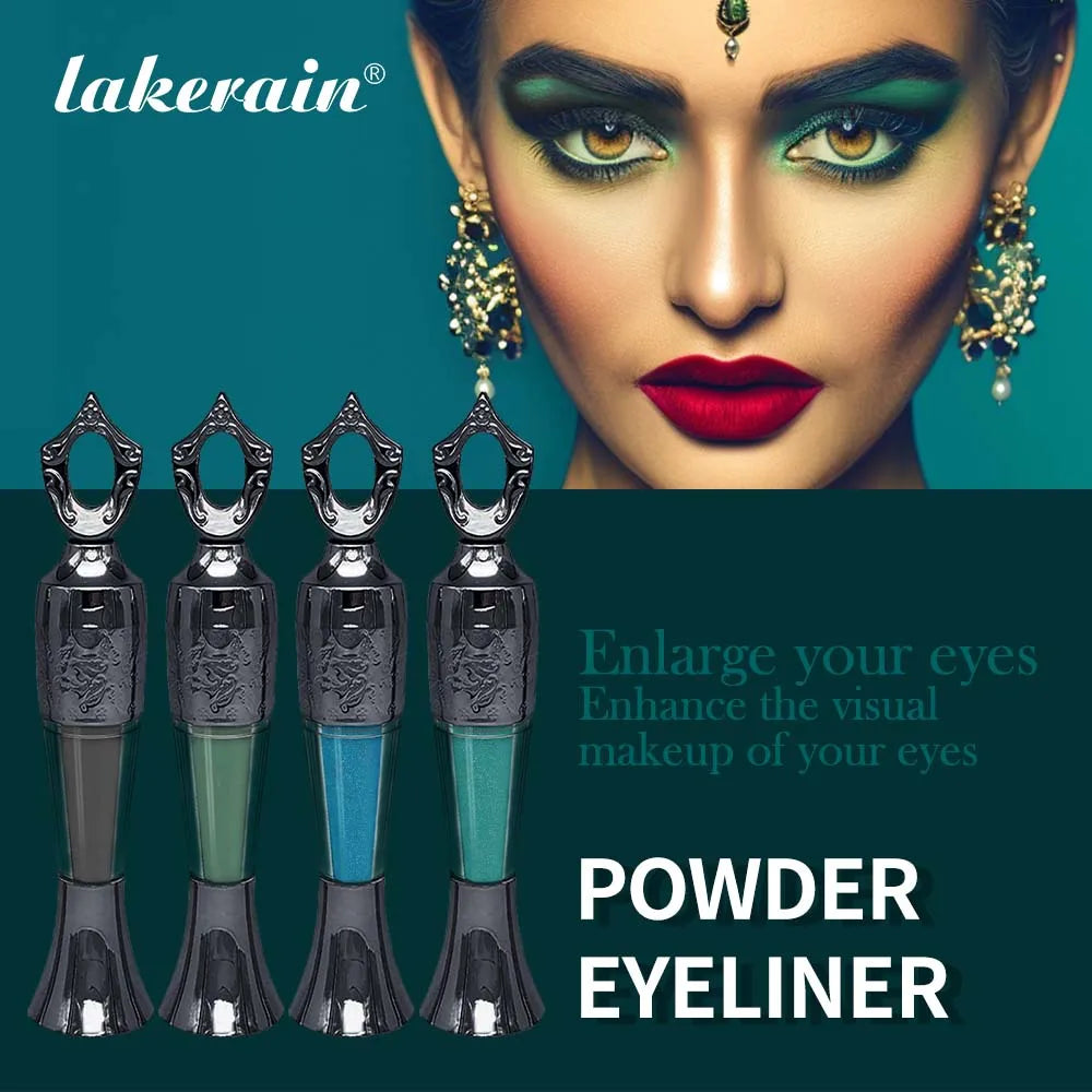 LAKERAIN 4-Color Powder Eyeliner Stick – Waterproof, Smudge-Free & Long-Lasting