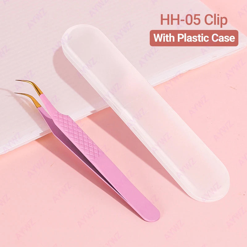 Stainless Steel Eyebrow Tweezers – Slant Tip Precision Tool for Grooming & Facial Hair