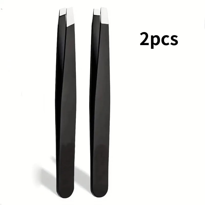 RUZOFO Precision Stainless Steel Tweezers – Eyebrow, Splinter & Ingrown Hair Removal Tool