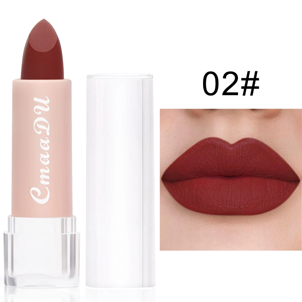 cmaadu Velvet Matte Lipstick – Long-Lasting, Waterproof & Moisturizing Gloss