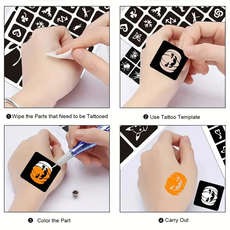 VERONNI - Set de pintura UV neón para cuerpo y rostro de 42 colores: se activa con agua, seguro para niños y adultos.