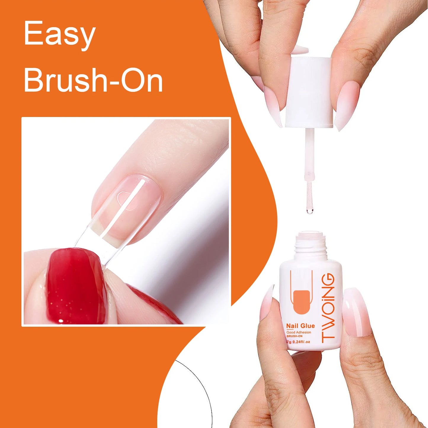 TWOING 7g Super Strong Nail Glue – Long-Lasting Adhesive for Press-On & Acrylic Nails
