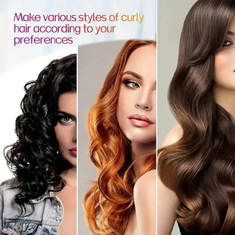 Tanyi DIY Heatless Hair Curling Headband Set – No-Heat Lazy Curler with Hairpins
