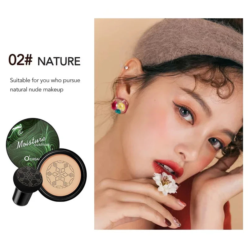 Crema BB Air Cushion de Ocheal: corrector, base y protector solar con esponja de hongo