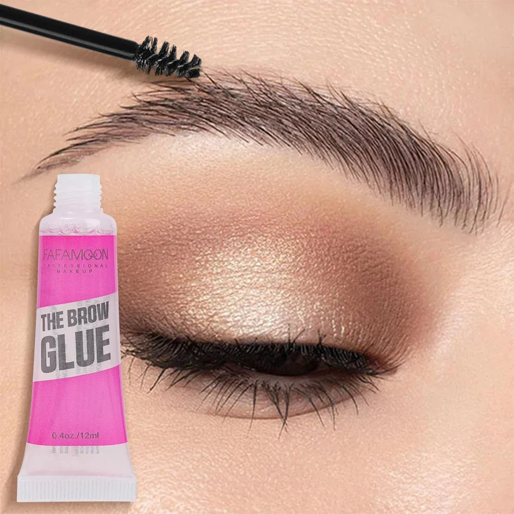 جل تصفيف الحواجب LuxuryGlow 3D 12 مل - شمع حواجب مقاوم للماء وسريع الجفاف ويدوم طويلاً