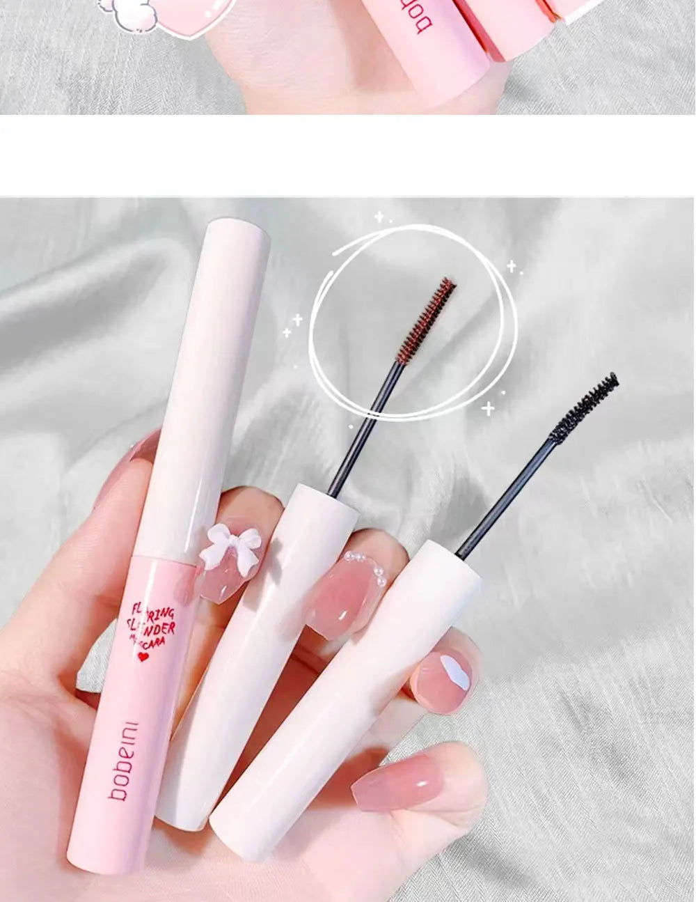 LuxuryGlow Ultra-Fine Brush Head 3D Black Mascara – Lengthening & Waterproof