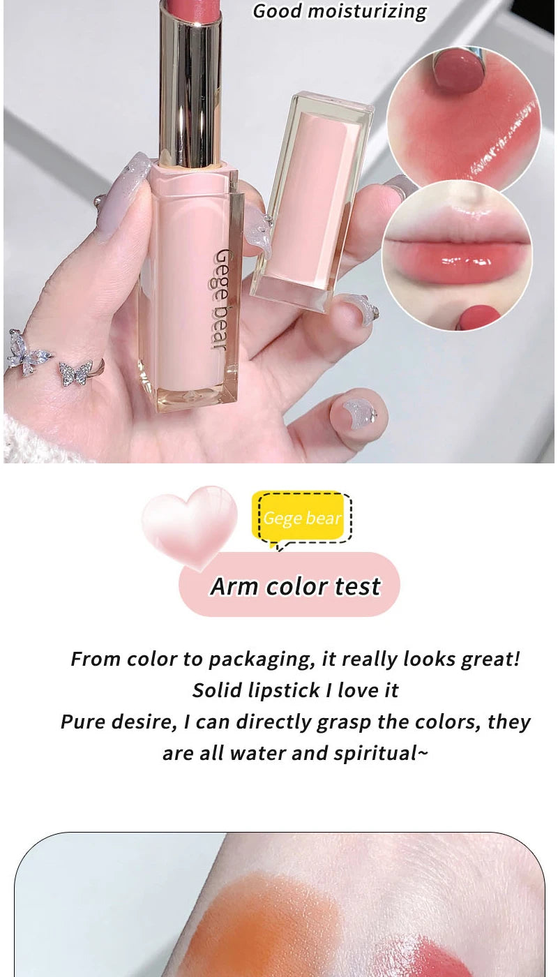 Lápiz labial hidratante mate suave LuxuryGlow | Hidratante, ligero y no pegajoso
