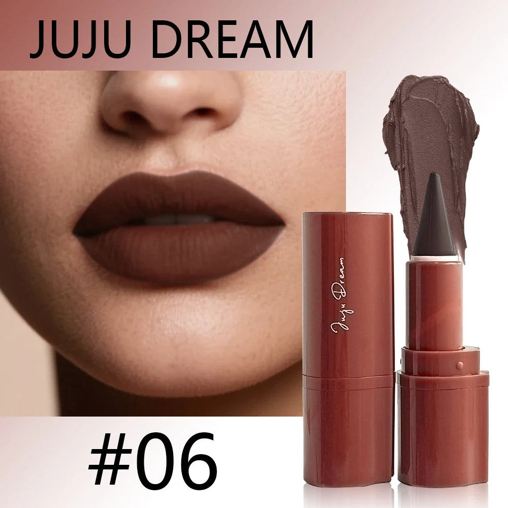 Delineador de labios mate aterciopelado JUJU Dream: duradero, resistente al agua y de aplicación suave.