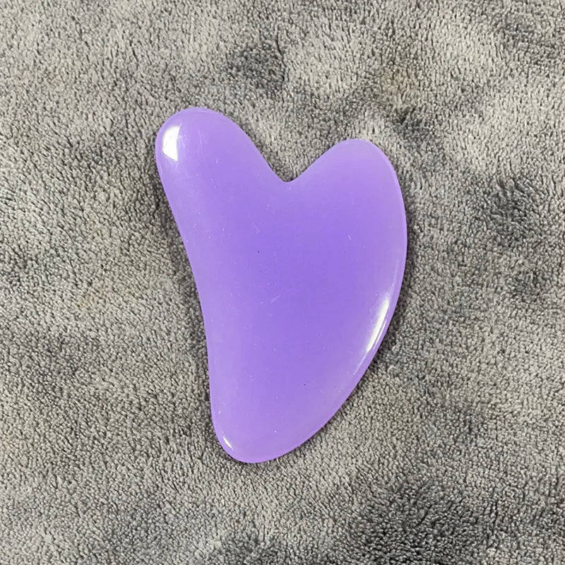 YUKUI Gua Sha Massage Tool for Face, Neck & Body — Resin Scraping Board