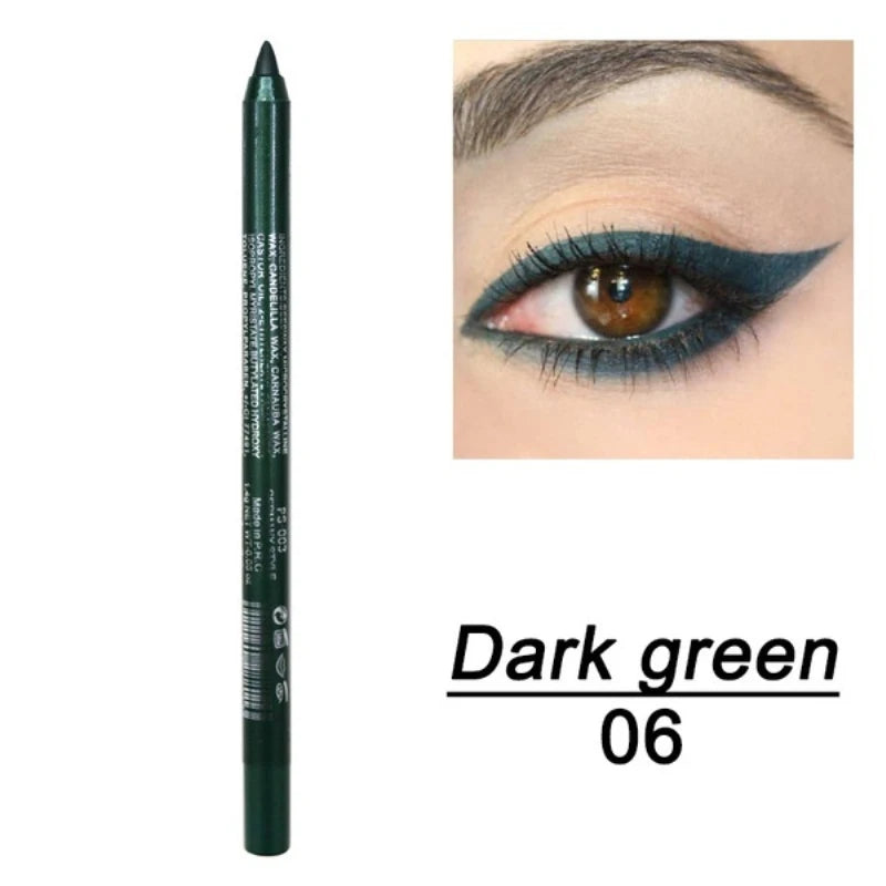 LuxuryGlow Silkworm Pearlescent Eyeshadow & Eyeliner Gel Pen – Waterproof, High Gloss
