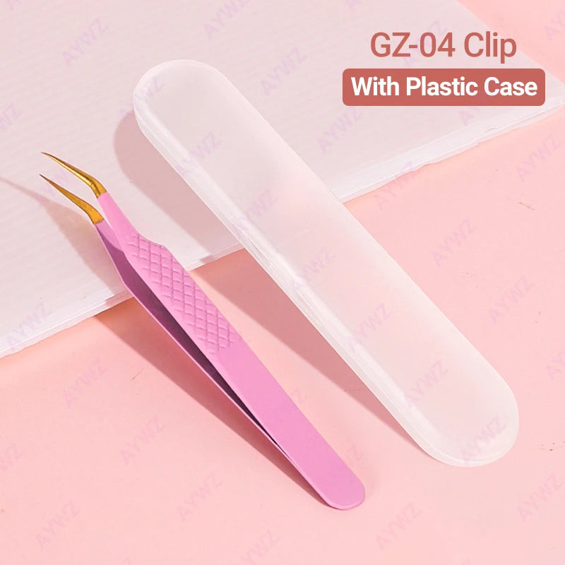 Stainless Steel Eyebrow Tweezers – Slant Tip Precision Tool for Grooming & Facial Hair