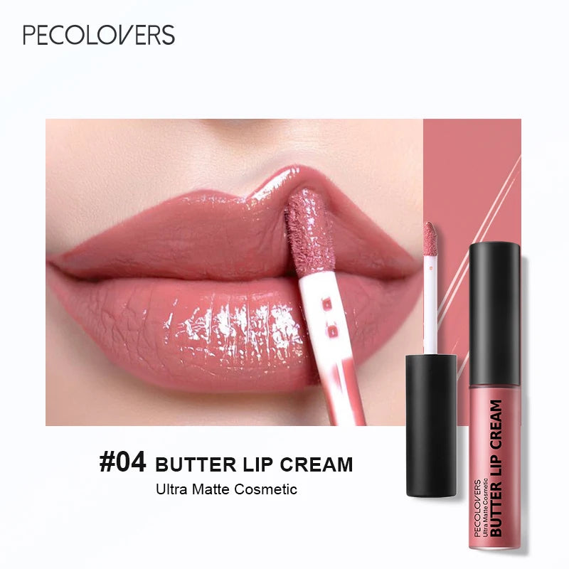Labial líquido a prueba de agua LuxuryGlow: 21 tonos vibrantes con vitamina E y voluminizador de labios