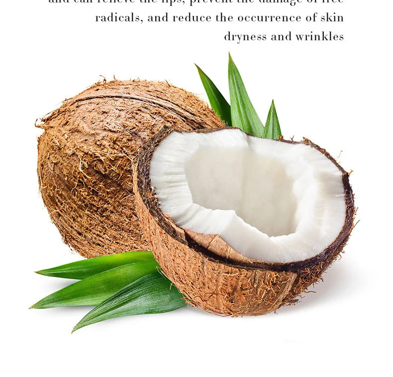 Bálsamo labial de coco con vitamina C de SADOER: tratamiento hidratante y reparador con aloe para labios de SADOER