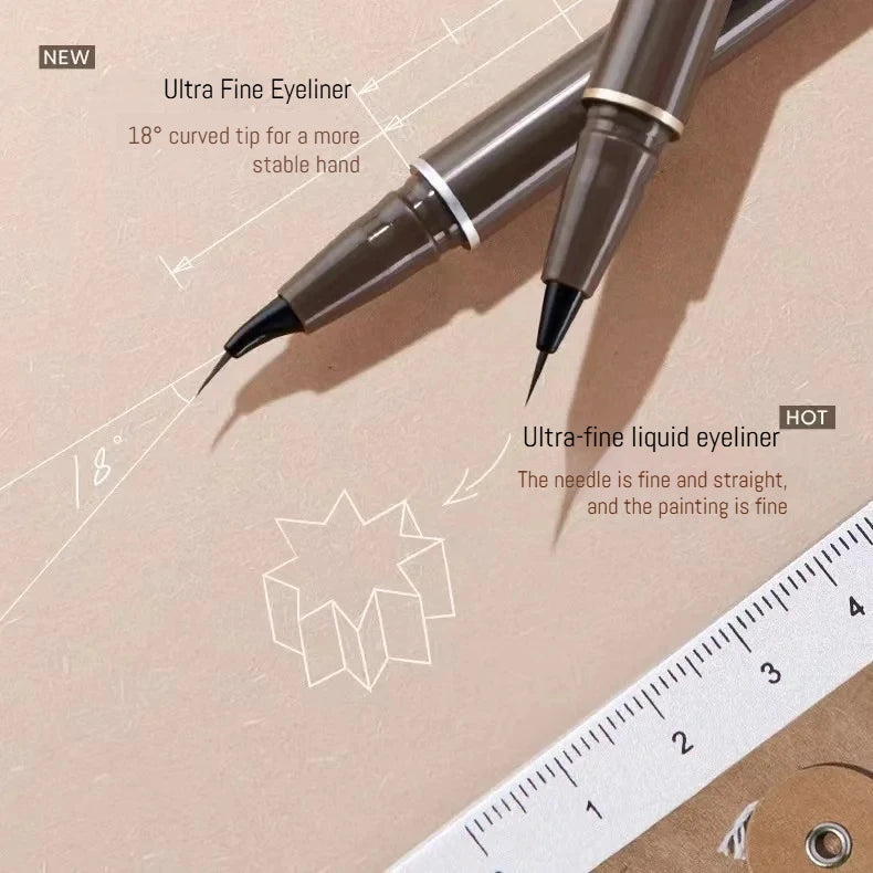 JUDYDOLL Ultra-Fine Waterproof Eyeliner – Smudge-Proof, Long-Lasting, Fast-Drying Liquid Pen