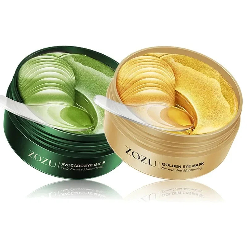 SAKSRAAR Avocado & Gold Eye Mask – Anti-Wrinkle, Dark Circle & Puffiness Treatment (60/120 PCS)