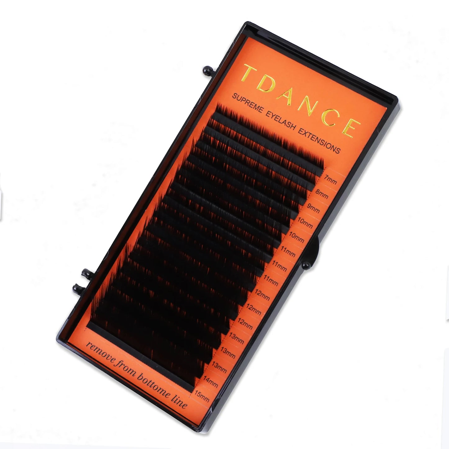 TDANCE 16 Rows Korea PBT Faux Mink Lashes – Soft Natural Russian Volume Extensions C120