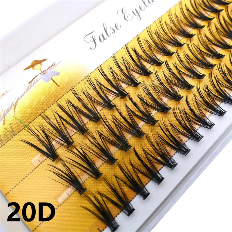رموش صناعية من مجموعة LuxuryGlow، 60 مجموعة، 20D/30D، مصنوعة من فرو المنك، طبيعية، ثلاثية الأبعاد، كثيفة، مصنوعة يدويًا