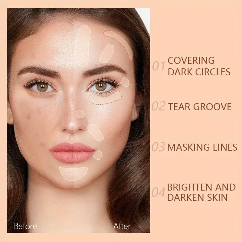 Crema correctora LuxuryGlow de cobertura total, resistente al agua, para tatuajes y manchas oscuras