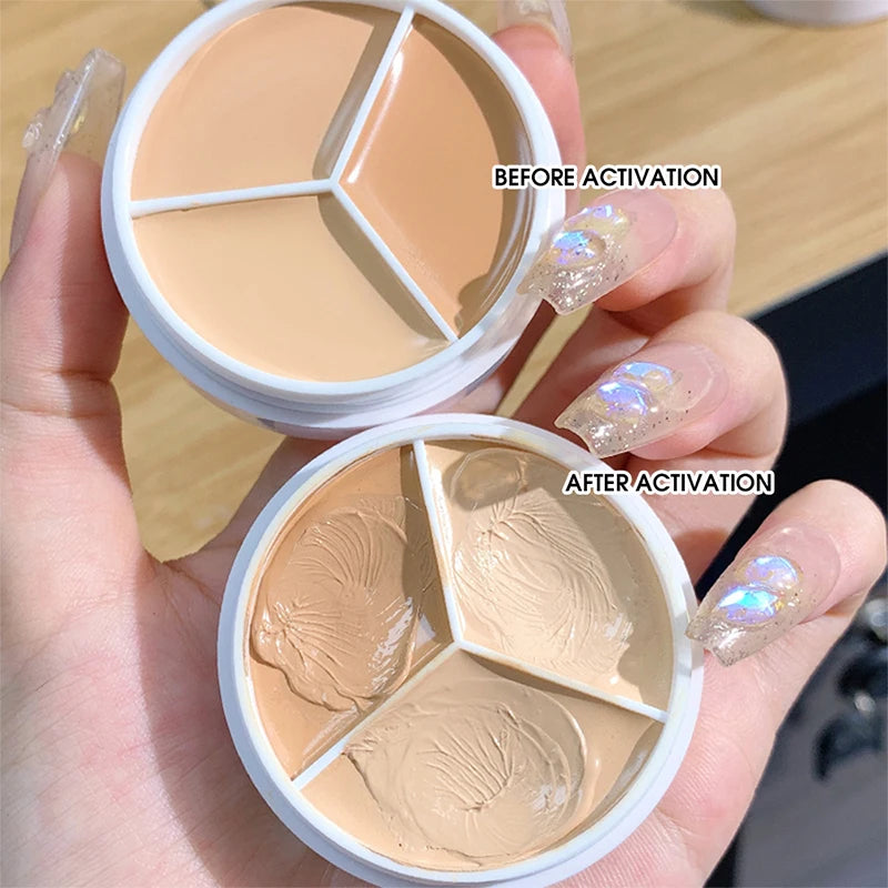 LuxuryGlow 3-in-1 Color Correcting Concealer Stick | Covers Acne, Dark Circles, Blemishes