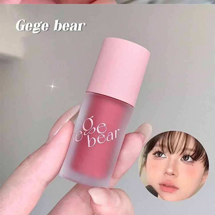 Crema de terciopelo 4 en 1 Gege Bear: lápiz labial, rubor, sombra de ojos y contorno