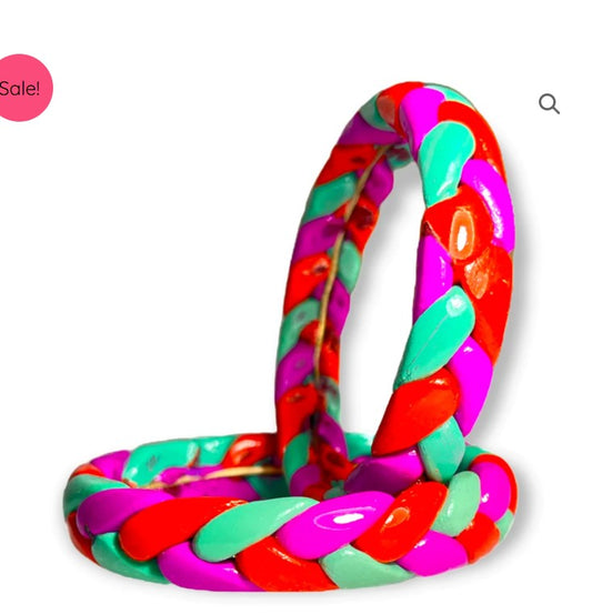 LuxuryGlow Lac Bangles Ponytail Style Kada – Handmade Jaipur Lac Jewelry |