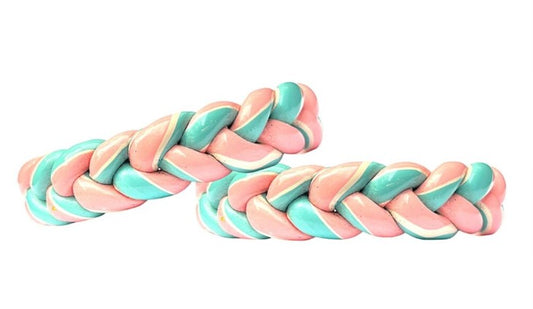 LuxuryGlow Lac Bangles Candy Twist Lac Bangles – Handmade Jaipur Braided Pastel Elegance (1 Pair)