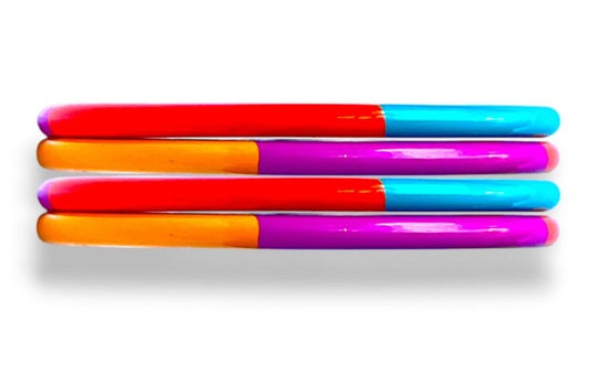 LuxuryGlow Lac Bangles Pataka Handmade Lac Bangles – Bold Multicolor Armreif |