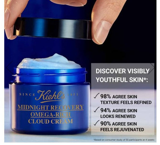 Midnight Recovery Omega-Rich Botanical Night Cream – Rejuvenating & Hydrating Overnight Moisturizer