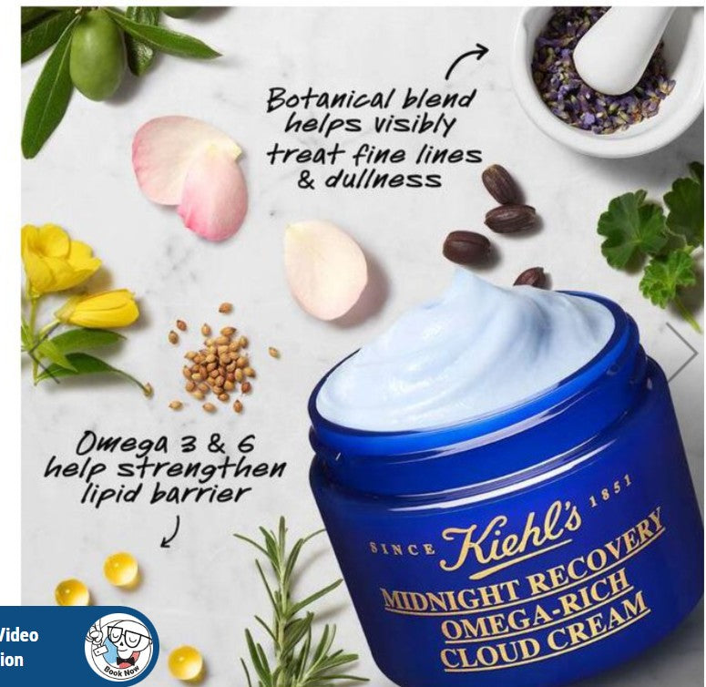 Midnight Recovery Omega-Rich Botanical Night Cream – Rejuvenating & Hydrating Overnight Moisturizer