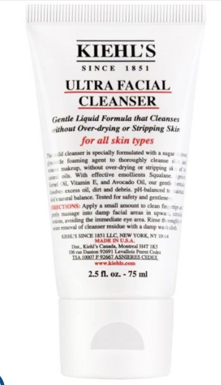 Ultra Facial Cleanser – Gentle pH-Balanced Foaming Face Wash with Squalane & Vitamin E for All Skin Types