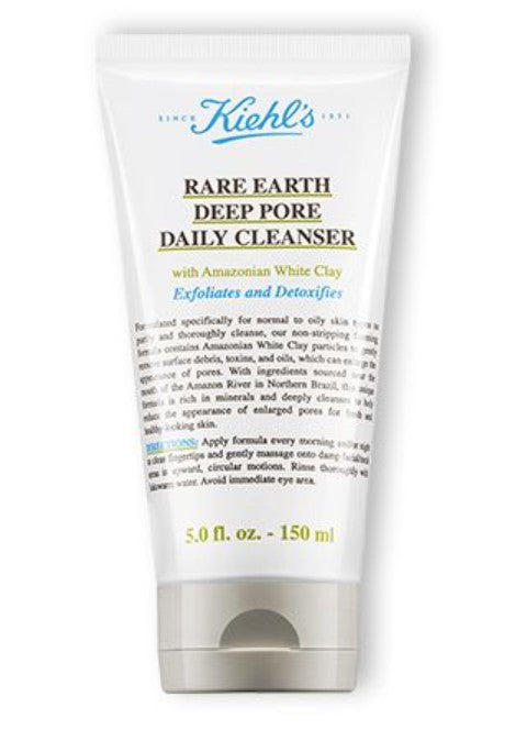 Rare Earth Deep Pore Daily Cleanser – Amazonian Clay Detox Face Wash for Oily & Normal Skin