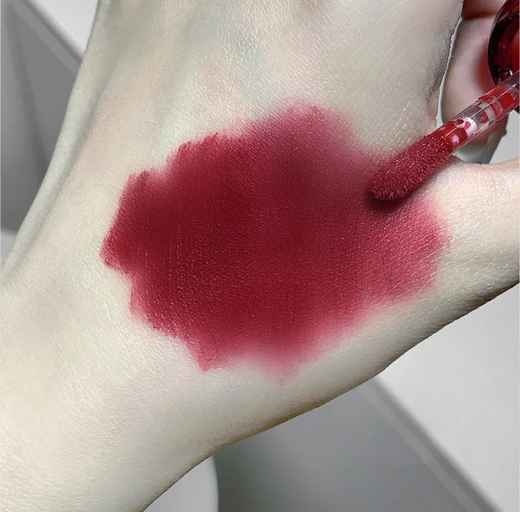SHAQINUO Velvet Matte Mousse Lip Glaze – Long-Lasting Soft Mist Lipstick