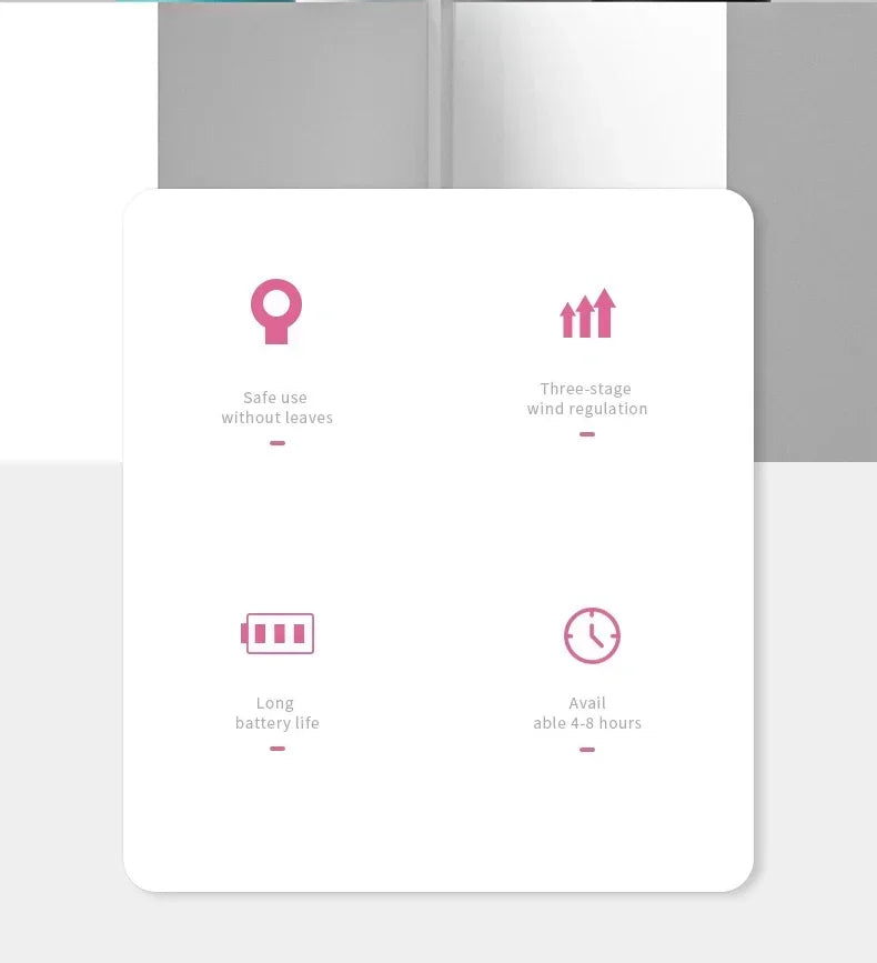 منفاخ رموش محمول بدون شفرات من Luxuryglow قابل لإعادة الشحن بمنفذ USB لتجفيف الرموش بسرعة