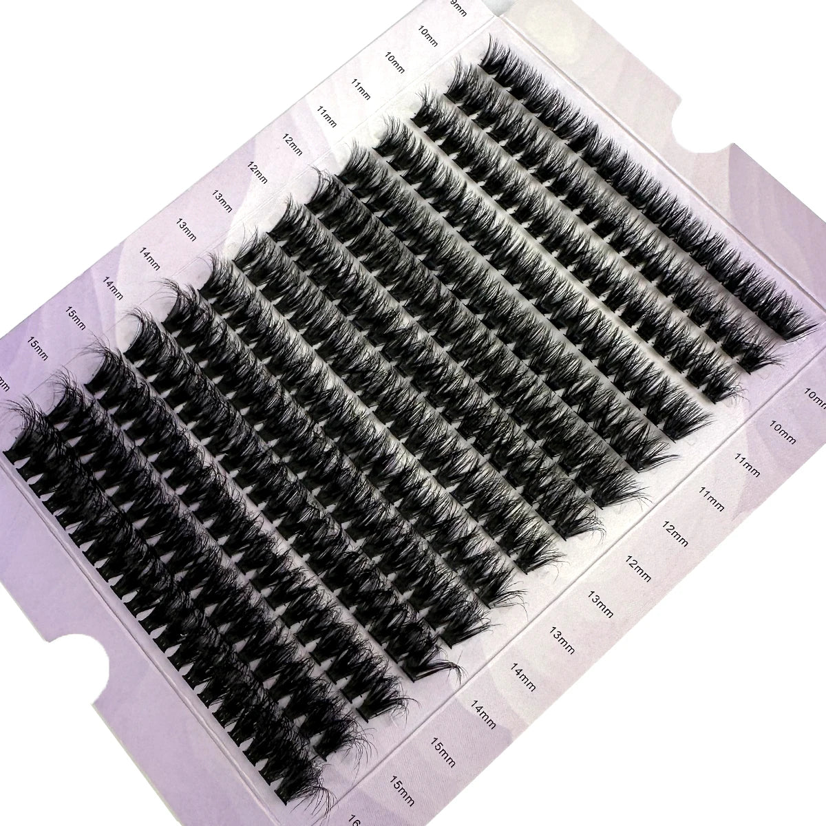HBZGTLAD 280 paquetes de extensiones de pestañas de visón 3D 60D/80D: pestañas ultrafinas en racimo para hacer tú mismo