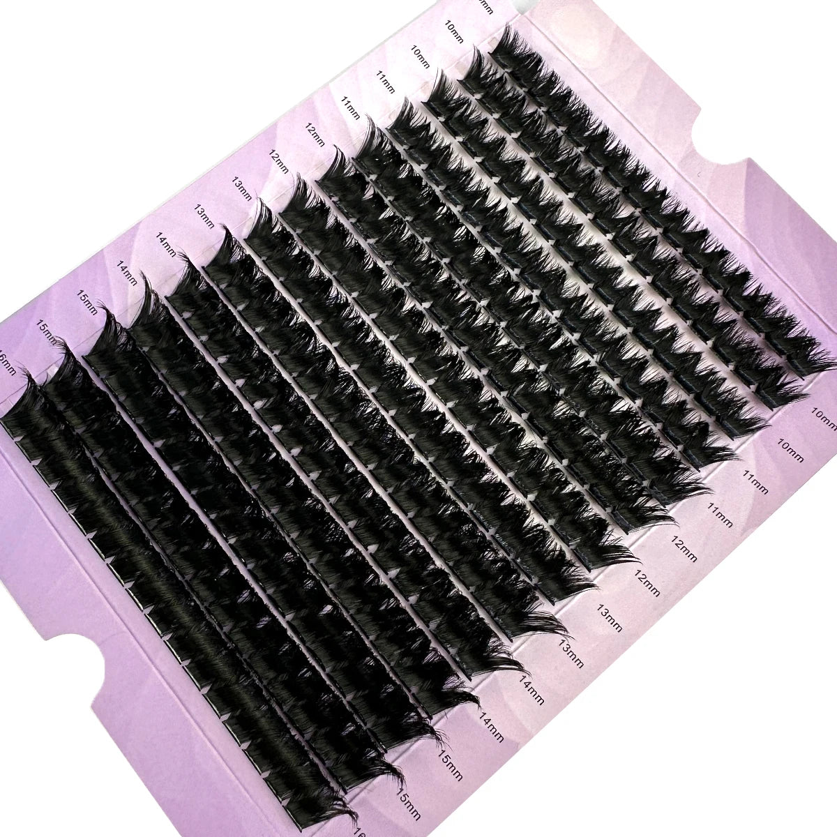 HBZGTLAD 280 paquetes de extensiones de pestañas de visón 3D 60D/80D: pestañas ultrafinas en racimo para hacer tú mismo