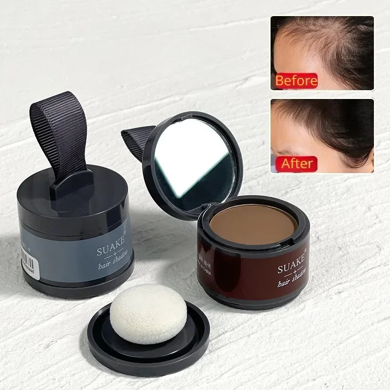 بودرة تحديد خط الشعر LuxuryGlow - أداة مكياج لإصلاح الشعر الطبيعي وملء ظلال الجبهة