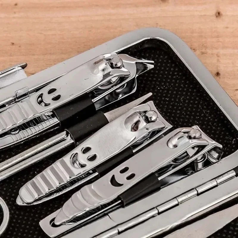 Tanyi 11-in-1 Happy Face Nail Care Set – Manicure & Pedicure Grooming Kit