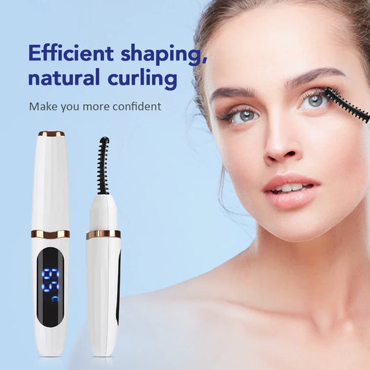 LuxuryGlow Electric Heated Eyelash Curler – Long-Lasting Lift & Natural Curl in Seconds