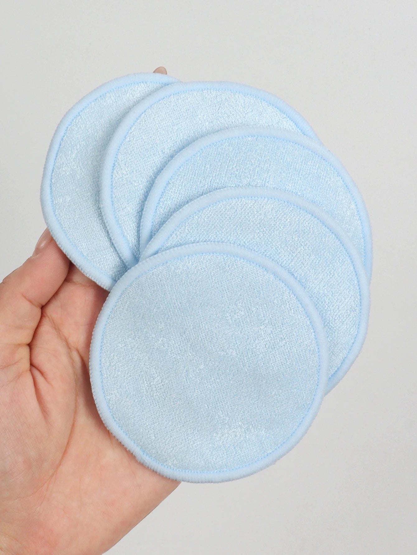 LuxuryGlow Reusable Makeup Remover Pads – 5/10/20 Pack Washable Face Puffs