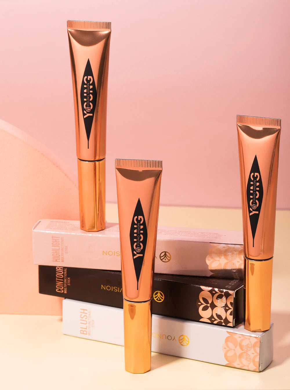 YOUNG VISION Air Cushion Blusher — Long-Lasting, Easy-to-Apply (6 Colors)