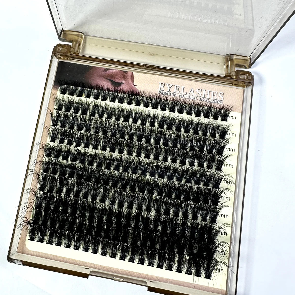 LYBCG Fluffy Thick DIY Lash Clusters – 30D-100D Eyelash Extensions (10–18mm)