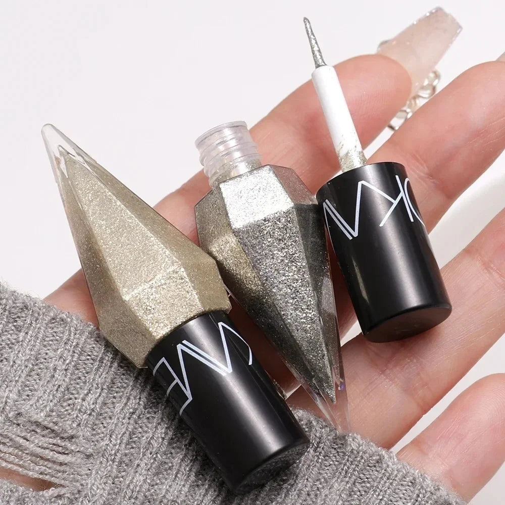 SAKSRAAR Diamond Glitter Eyeliner & Eyeshadow – Waterproof, Shimmer, Long-Lasting (2.5g)