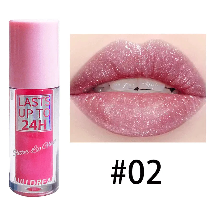 Brillo labial JUJU Dream Flowing Light Glitter: duradero, hidratante y resistente al agua